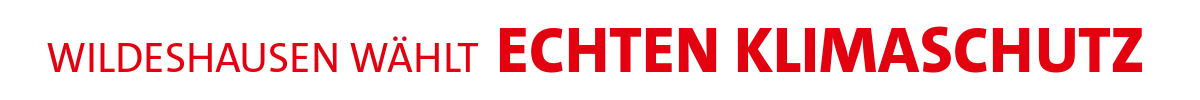 Wildeshausen wählt ECHTEN KLIMASCHUTZ